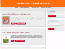 Tablet Screenshot of monroman.com
